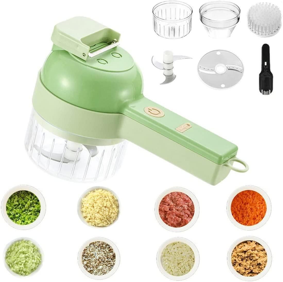 4 in 1 Electric Vegetable Cutter - Wireless Food Chopper