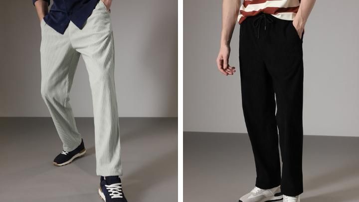 Combo of 2 Men's Stylish Pants - Cotton Blend Casual Wear